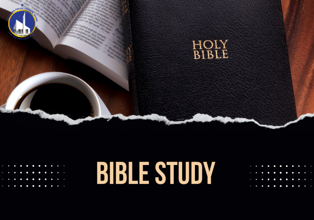 Black and Cream Minimalist Bible Study Flyer